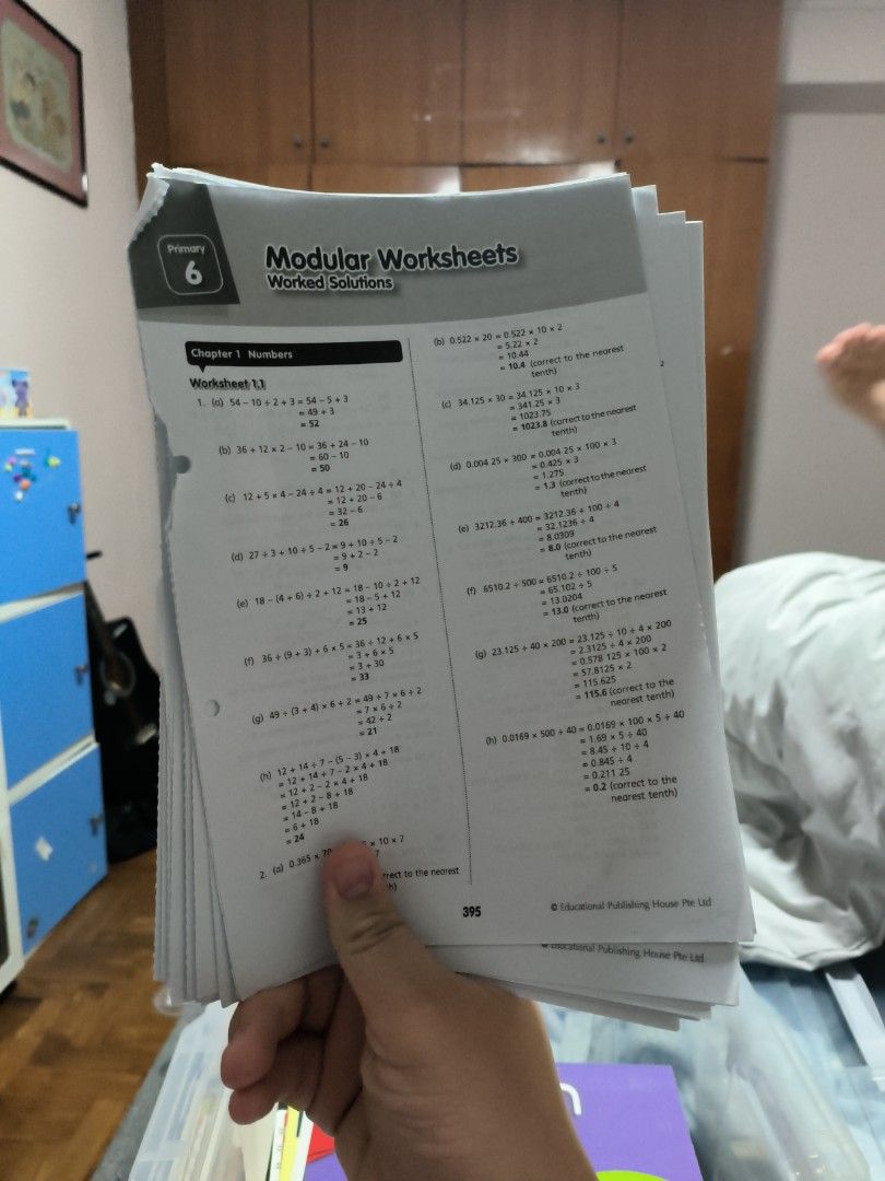 Modular Worksheets Primary 6, Hobbies & Toys, Books & Magazines ...