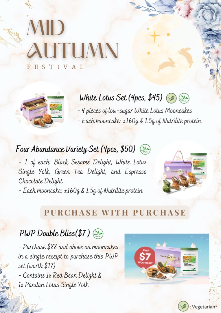 Mooncake Sample Mooncake Sample Testing (Depends on Availability), Food & Drinks, Gift ...