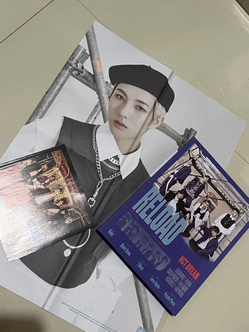 NCT DREAM - reload album (rollin ver.) (Category: CDs & DVDs) located in Valenzuela. Submitted by sofsomi (Listing ID 1380218652, Image 1). Description: - pc + poster + photobook + cd included - in good condition, it was well-kept in a storage box - 500 php with the ridin ver -i can negotiate with how much it is :) -you can ask me for more pics! - reason for selling: needed to declutter -mod: lalamove/j&t/flash express -mop: gcash.