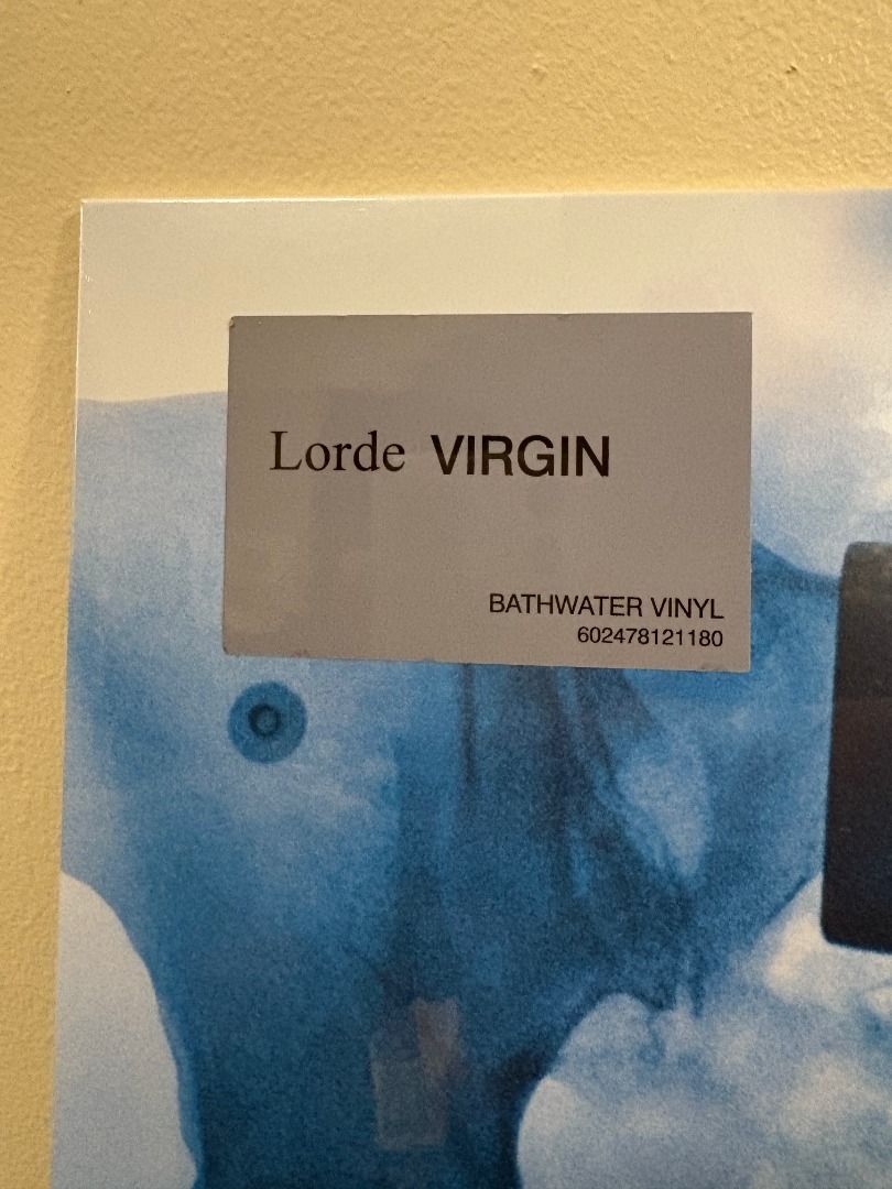 On Hand! Lorde - Virgin [Bathwater LP] Vinyl (Category: Vinyls) located in Pasig City. Submitted by lumpd03 (Listing ID 1380252079, Image 3). Description: On Hand! ₱2,999 Lorde - Virgin [Bathwater LP] Vinyl 📍 Pasig City, Metro Manila, Philippines 🚚 Shipping via Grab or Lalamove Payment via G-Cash! .