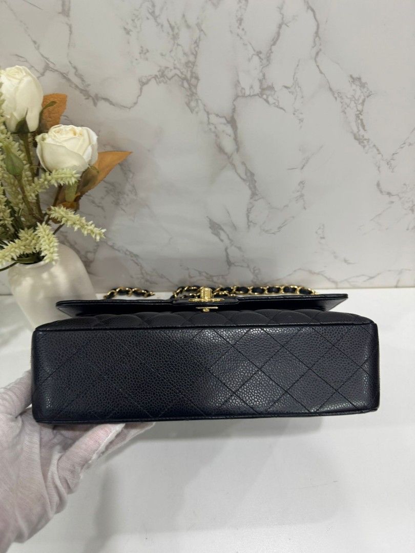 One Day Sale $7990! Full Set Chanel Classic Medium Flap (Category: Bags & Wallets) located in Singapore. Submitted by i1bag (Listing ID 1380170686, Image 2). Description: One Day Sale CHEAPEST in market! Full Set Chanel Classic Medium Flap Black Caviar GHW RTP close to $16k.