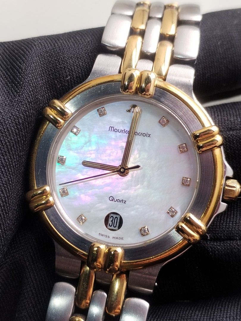 Original Maurice Lacroix Swiss watch (Category: Luxury Watches) located in San Juan City. Submitted by exclusivelyours (Listing ID 1380185246, Image 3). Description: Description of the watch posted in the last photo. PM if interested 😊.