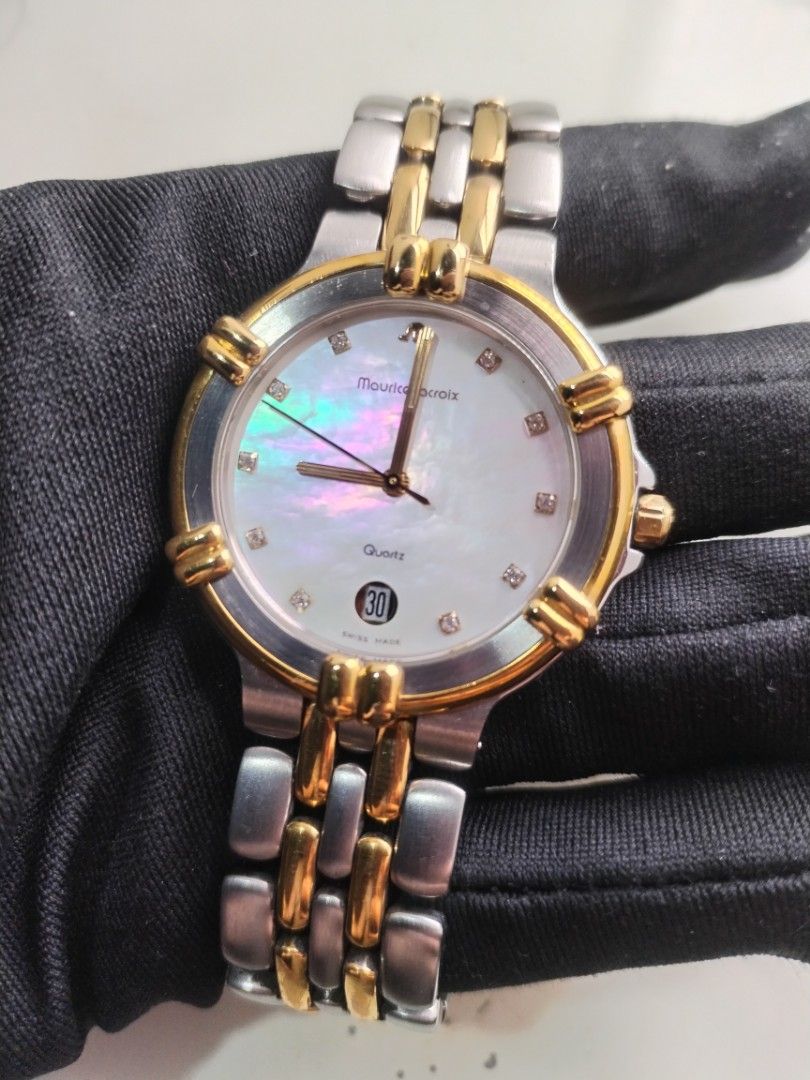 Original Maurice Lacroix Swiss watch (Category: Luxury Watches) located in San Juan City. Submitted by exclusivelyours (Listing ID 1380185246, Image 2). Description: Description of the watch posted in the last photo. PM if interested 😊.