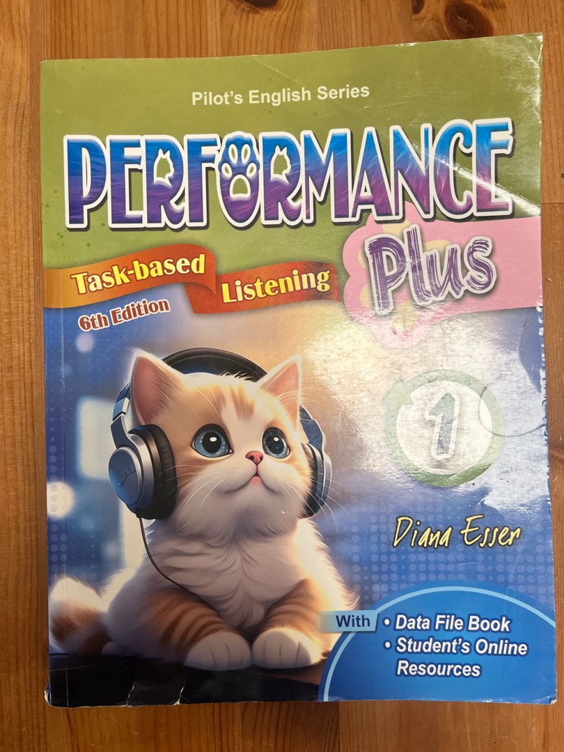 Performance Plus task based listening 1 6th edition, 興趣及遊戲, 書本 & 文具 ...