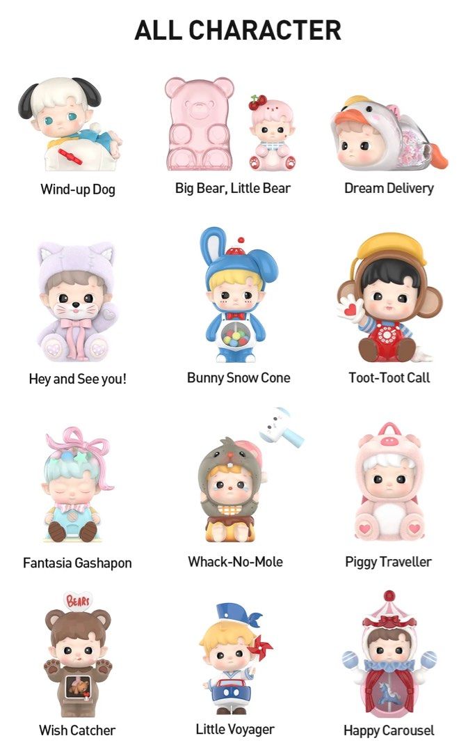 POPMART HCPP Rolling Time Machine (Category: Designer & Blind Box Toys) located in Singapore. Submitted by berrieworld (Listing ID 1380193450, Image 1). Description: I have: 1. Fantasia Gashapon x1 selling for $15 (BNIF) 2. Toot-toot call x1 (Opened foil but BRAND NEW) for $15 .