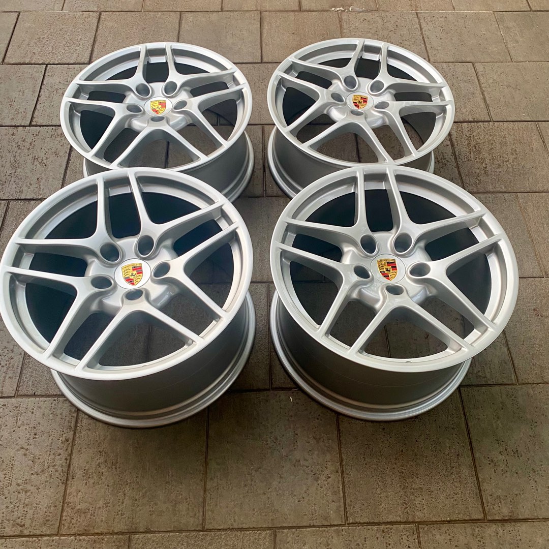 Porsche 997 19 inch rims wheels set - like new. Fits 911 Carrera, Targa ...