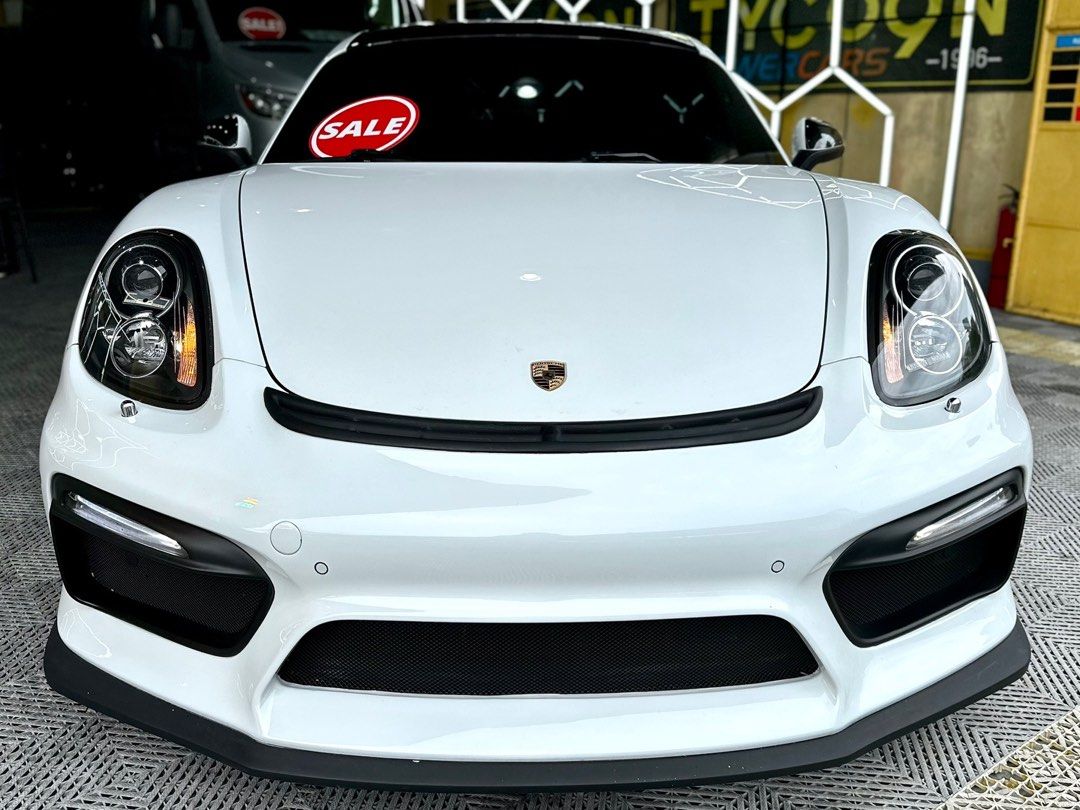 Porsche Cayman (GT4 Look) Auto (Category: Used Cars) located in Pasig City. Submitted by tycoon.cars (Listing ID 1380153042, Image 3). Description: PORSCHE CAYMAN - 2017 Model - 36,XXX Original Mileage - GT4 Look - LOADED - Automatic Transmission - Local Enrolled @ PGA Cars - PPF + Ceramic Coated - Monday Coding - SUPER FRESH - Like BRAND NEW We Don’t Sell Cars, We Sell Dreams. BUY•SELL•TRADE•CONSIGN•FINANCING Tycoon Powercars www.tycoonpowercars