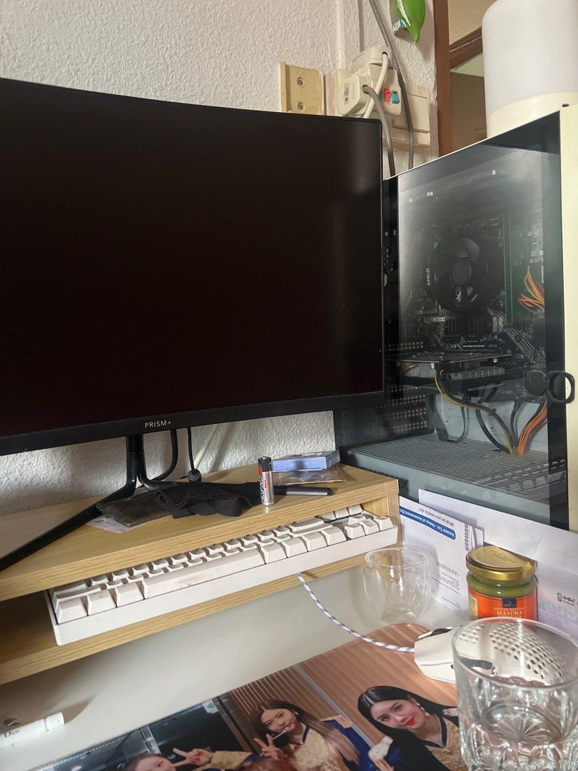 gaming/studying pc cheap whole set (Category: Monitor Screens) located in Singapore. Submitted by leedaron (Listing ID 1380290697, Image 2). Description: Selling a Prism+ X270 27" curved monitor. It's in great condition and has been well-maintained. Perfect for gaming or general use. Comes with the original stand. Pickup only. will clean up before giving it to you, i do not have the original boxes for all of this.. give me your best price and we 