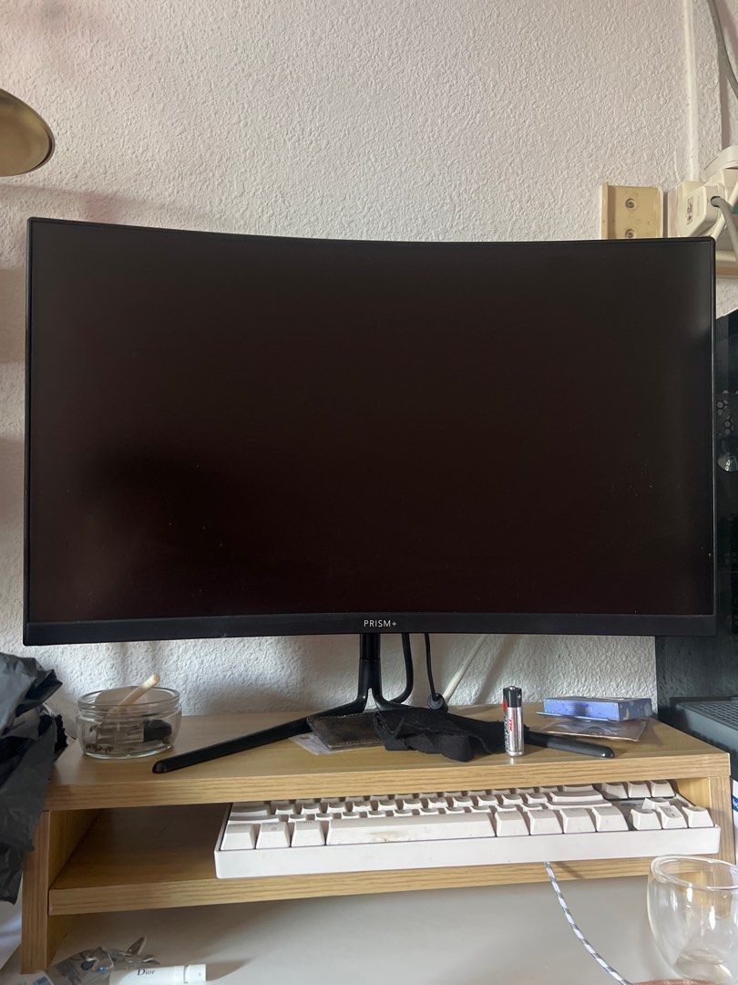 gaming/studying pc cheap whole set (Category: Monitor Screens) located in Singapore. Submitted by leedaron (Listing ID 1380290697, Image 1). Description: Selling a Prism+ X270 27" curved monitor. It's in great condition and has been well-maintained. Perfect for gaming or general use. Comes with the original stand. Pickup only. will clean up before giving it to you, i do not have the original boxes for all of this.. give me your best price and we 