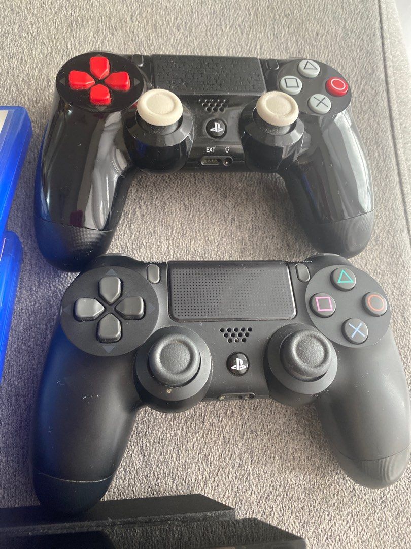 PS4 star wars limited edition with games and 2 original controllers (Category: PlayStation) located in Manila. Submitted by mostloveditemsforsale (Listing ID 1380116383, Image 2). Description: .