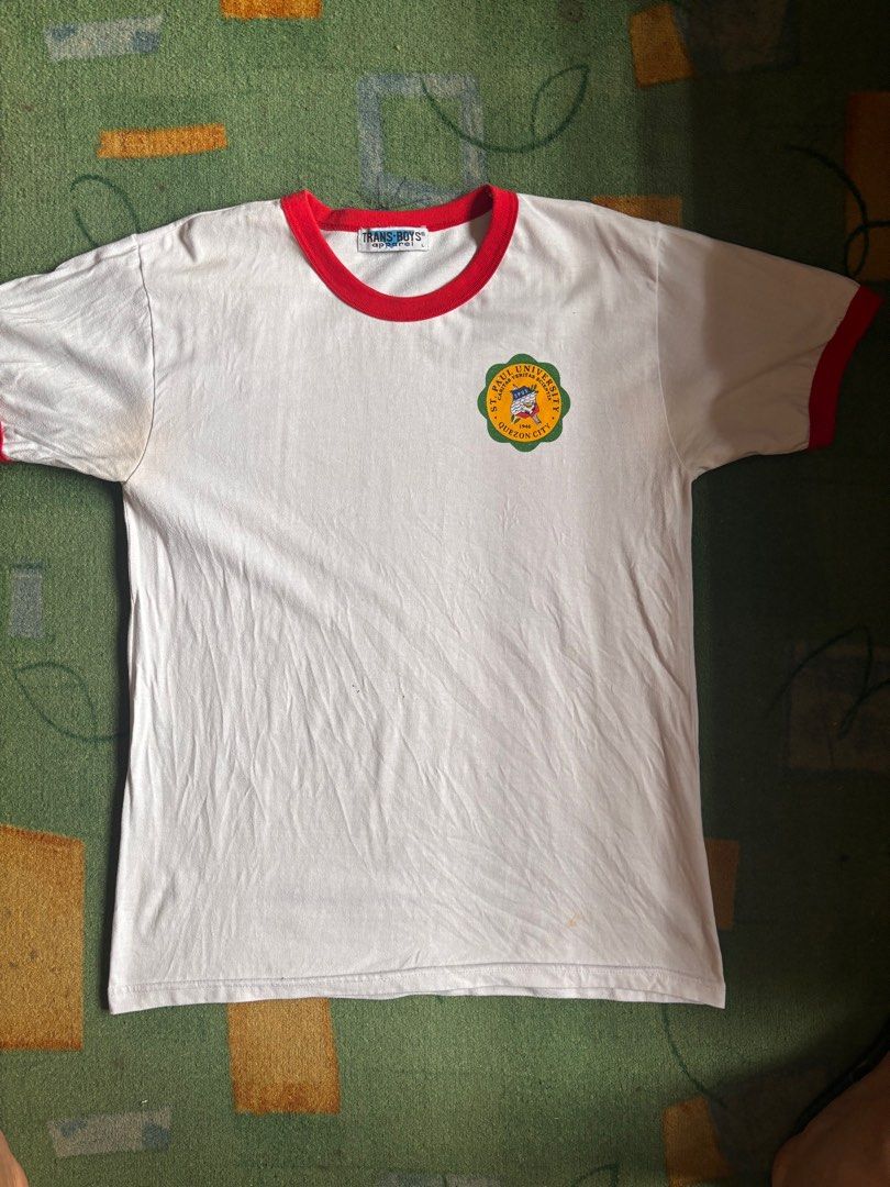SPUQC grade 8 P.E. Uniform (Category: Sets or Coordinates) located in Quezon City. Submitted by dtzee (Listing ID 1380159742, Image 1). Description: Grade 8 pe uniform for St. Paul University Q.C. Large size .