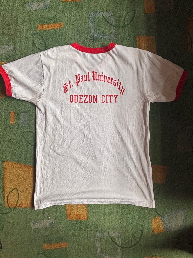 SPUQC grade 8 P.E. Uniform (Category: Sets or Coordinates) located in Quezon City. Submitted by dtzee (Listing ID 1380159742, Image 2). Description: Grade 8 pe uniform for St. Paul University Q.C. Large size .
