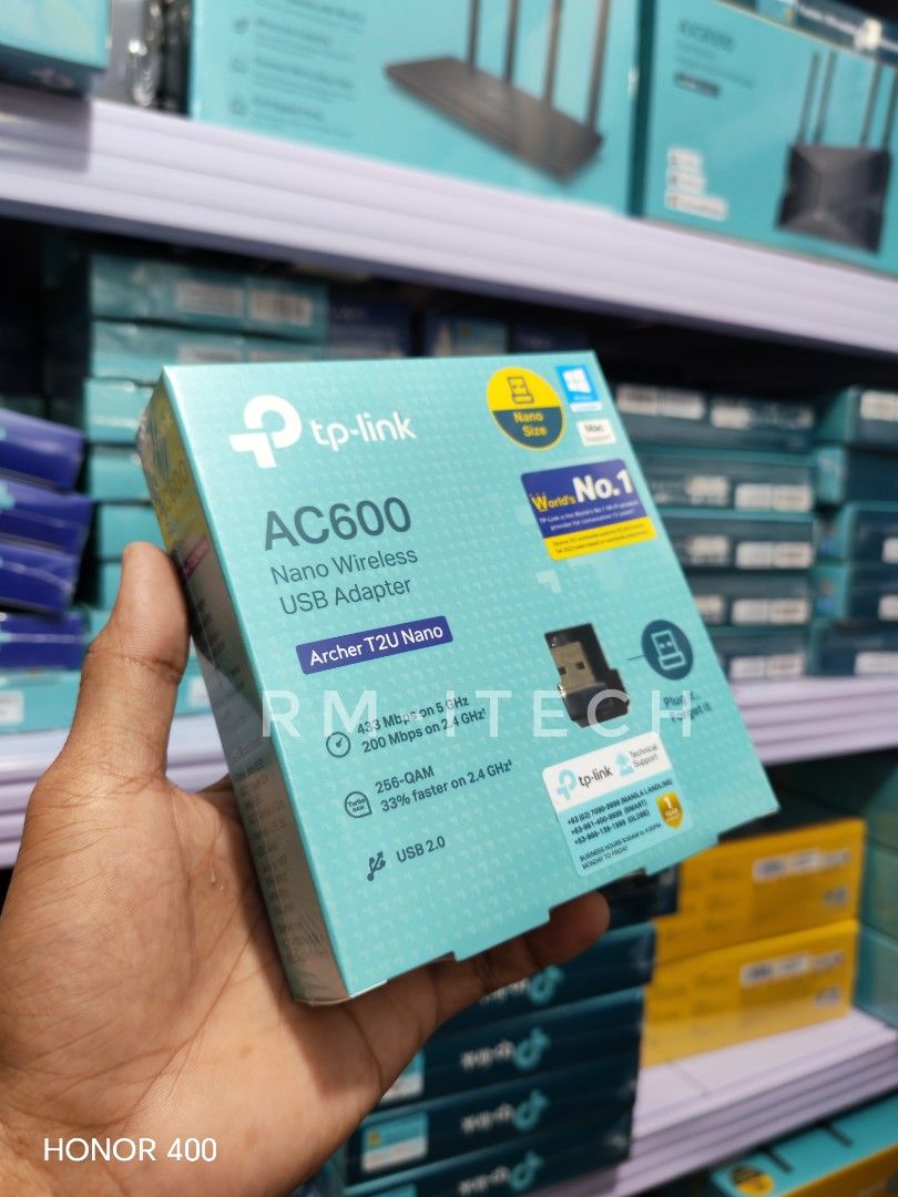 Tp link AC600 T2UB Nano wifi Bluetooth dongle (Category: Networking) located in Manila. Submitted by rm.itech051523 (Listing ID 1380203528, Image 2). Description: 7days store replacement 1 year warranty.