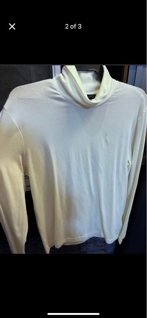 Turtle neck (Category: Longsleeves) located in Kuala Lumpur. Submitted by preloved_shop_kl (Listing ID 1380283901, Image 2). Description: 👕 White Turtleneck (Size L) ✔️ Preloved but in great condition 🎨 Color: White 🧼 Clean & well-maintained 📍Puchong, Selangor 📬 Preferably Meet-up or COD (charges apply depending on area) 💬 Message for more details or photos!.