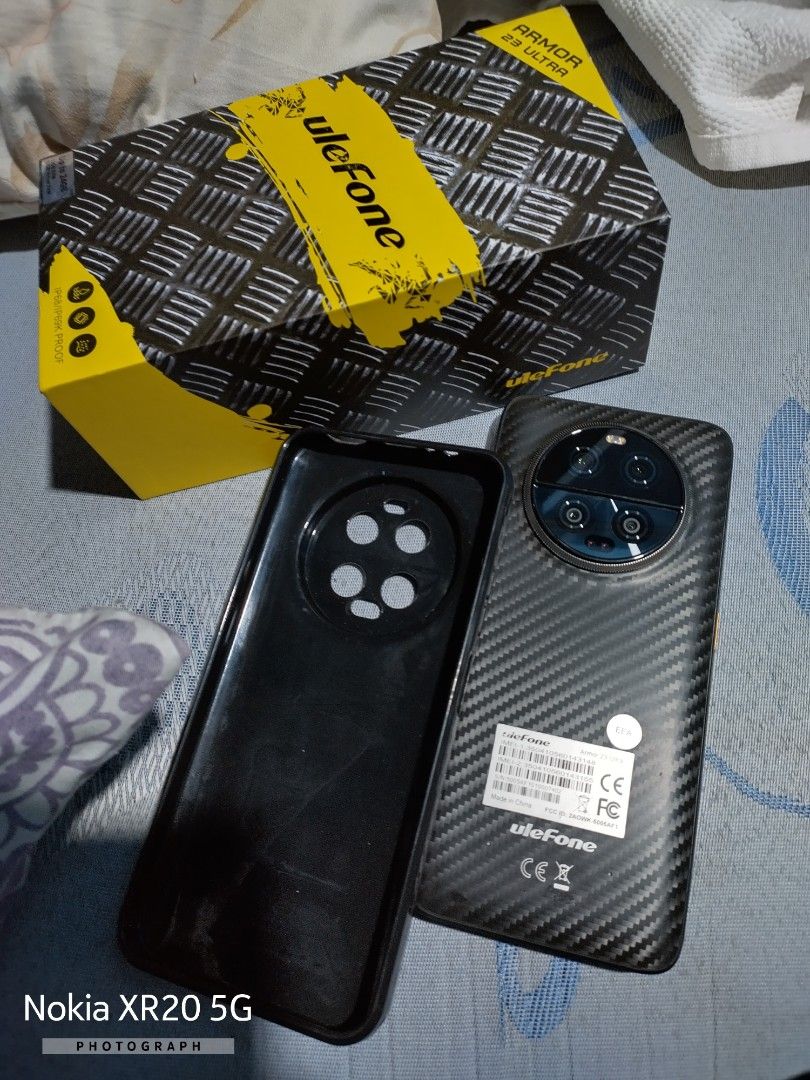 Ulefone Armor 23 Ultra rugged satellite phone (Category: Android Others) located in Mandaluyong City. Submitted by meituv7 (Listing ID 1380208861, Image 2). Description: price posted slightly negotiable complete package no issue ip68/69 satellite phone dustproof waterproof shockproof 120 hz refresh rate 120watts charger clear cam with 30x zoom camera clear night vision cam 5g network dimensity 8020 12/512gb dualsim pick up mandaluyong.