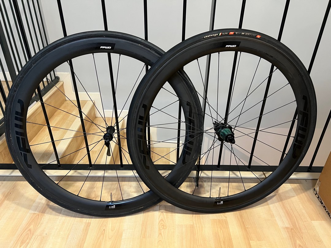 Used Deep Wheel Rim Brake 45mm profile FFWD TYRO RIM brake tubular wheelset, Sports Equipment ...