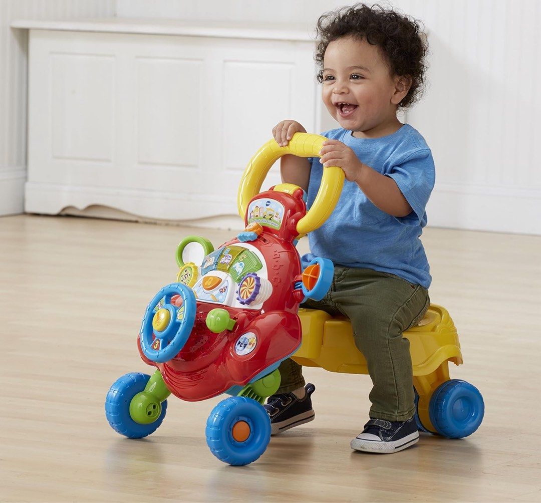 VTech Sit, Stand and Ride Baby Walker (Category: Infant Playtime) located in Cebu City. Submitted by evicky (Listing ID 1380112347, Image 3). Description: Personal Preloved VTech Sit, Stand and Ride Baby Walker Excellent condition.