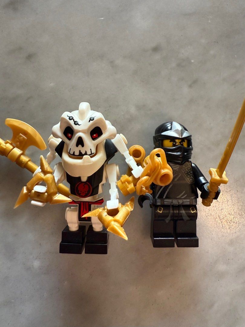 WTS Lego Ninjago Minifigures: Skulkin General Samukai and Cole ZX