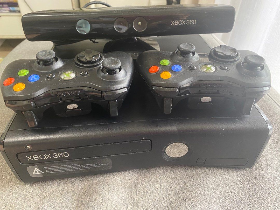 Xbox 360 console with kinect and 15games (Category: Xbox) located in Manila. Submitted by mostloveditemsforsale (Listing ID 1380124982, Image 1). Description: .
