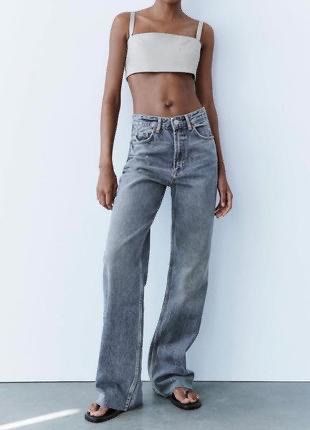 Zara Highwaist Jeans/Pants (Category: Jeans) located in Manaoag. Submitted by love.abgl (Listing ID 1380136154, Image 1). Description: Size: 25-26 L: 45 via tape measure mop: gcash Mod: jnt.