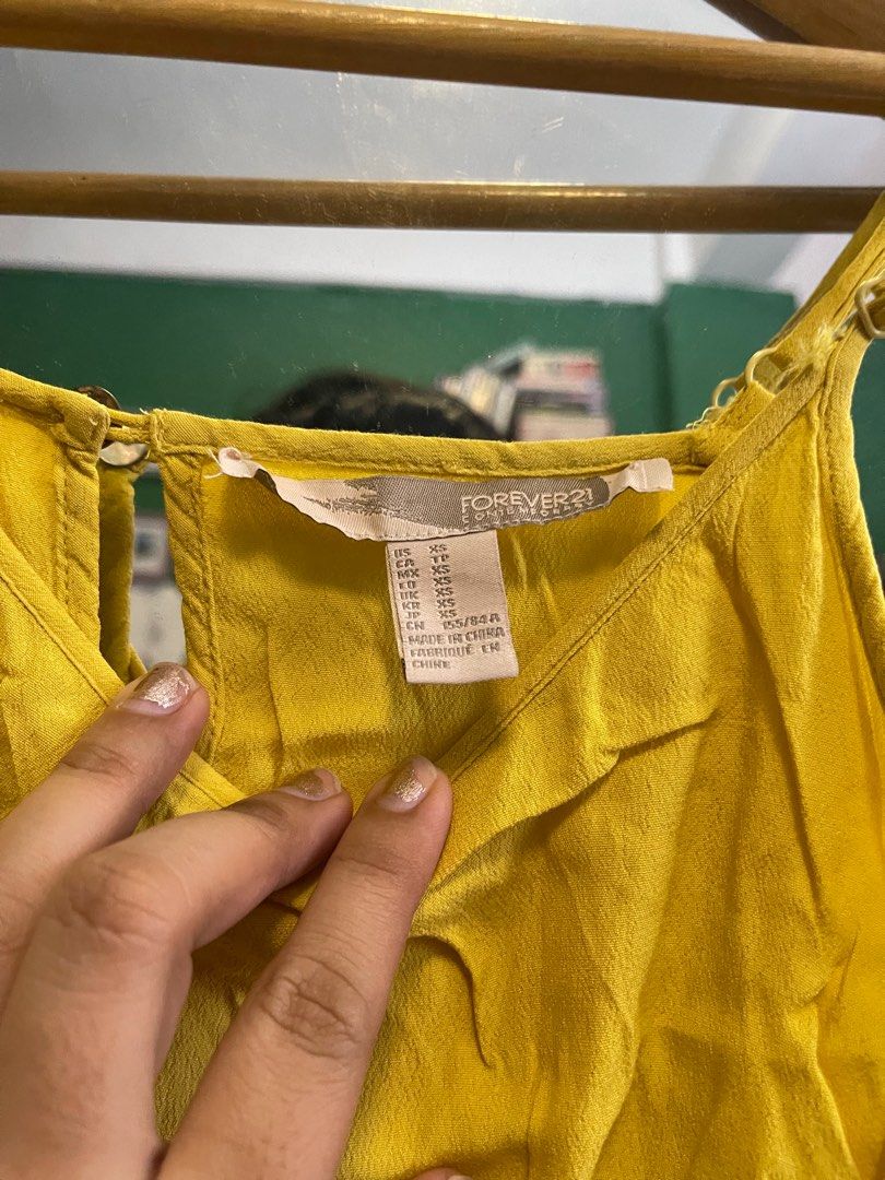 Forever21 yellow Dress (Category: Dresses) located in Manila. Submitted by lovedaleee (Listing ID 1380113349, Image 2). Description: .