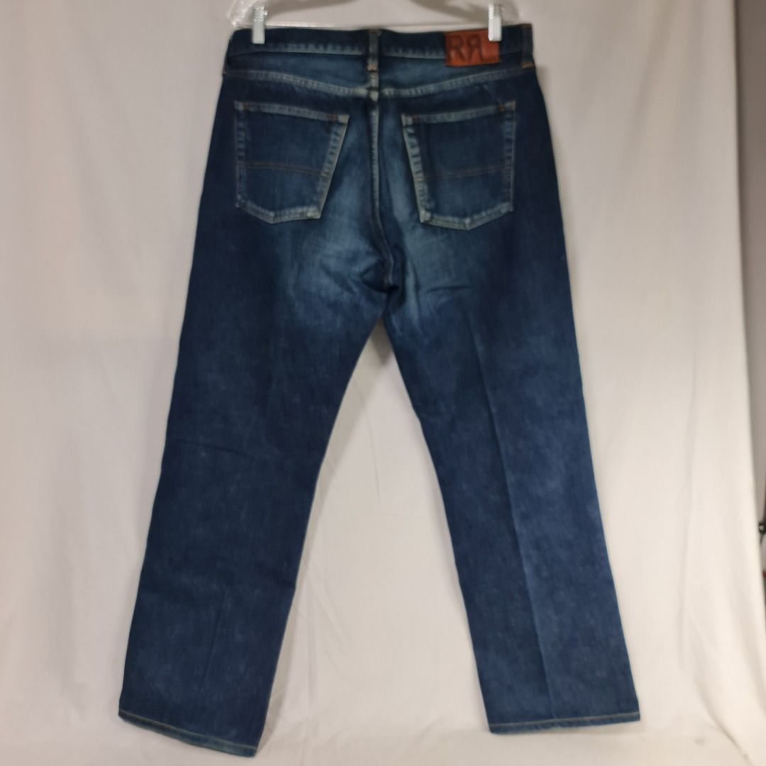 * * Ralph Lauren - Declutter Sale 137 * * (Category: Jeans) located in Quezon City. Submitted by jkr_kenshin (Listing ID 1380416782, Image 2). Description: Pre Loved Authentic Ralph Lauren Item is used. Boxed and stored for a year Size is posted in the picture ______________________________ Jeans / Blue / Vintage RRL Made in Japan US 35 ______________________________ R E A D C A R E F U L L Y First to pay get the item Pay within 24hrs No reservat