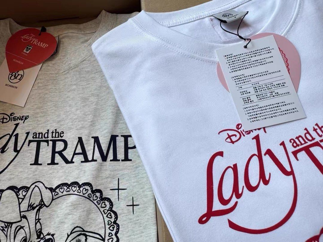 🇰🇷韓國預訂Ronron HEART LADY AND THE TRAMP BASIC FIT T