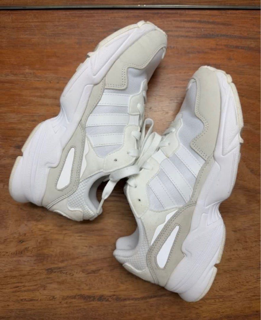 Adidas Yung 96- Unisex (Category: Sneakers) located in Pasig City. Submitted by apolstore (Listing ID 1380375543, Image 1). Description: Used twice Needs cleaning bought in Japan Size US 6 1/2-245cm If for womens, kasya po size 7 to 7 1/2.