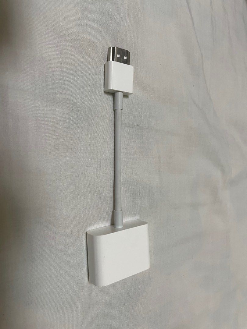 Apple HDMI to DVI Adapter (Category: Cables & Adaptors) located in Caloocan City. Submitted by magara_ds (Listing ID 1380421893, Image 1). Description: Apple HDMI to DVI Adapter Never used Original packaging not included The Apple HDMI to DVI Adapter allows you to connect your Mac with built-in HDMI to a DVI display or projector. You can use an external display as your primary display, extend your desktop to a second display, or work in mirroring