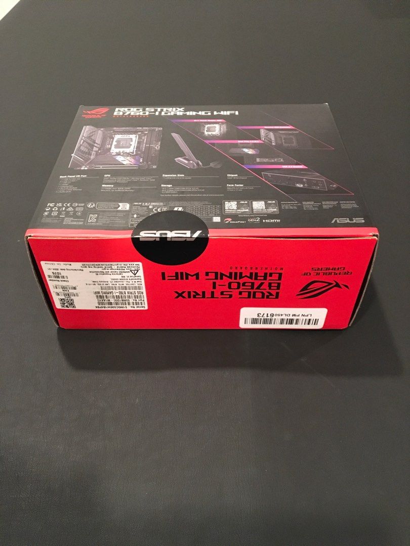 ASUS ROG Strix B760-I Gaming WiFi Motherboard63220267238913111