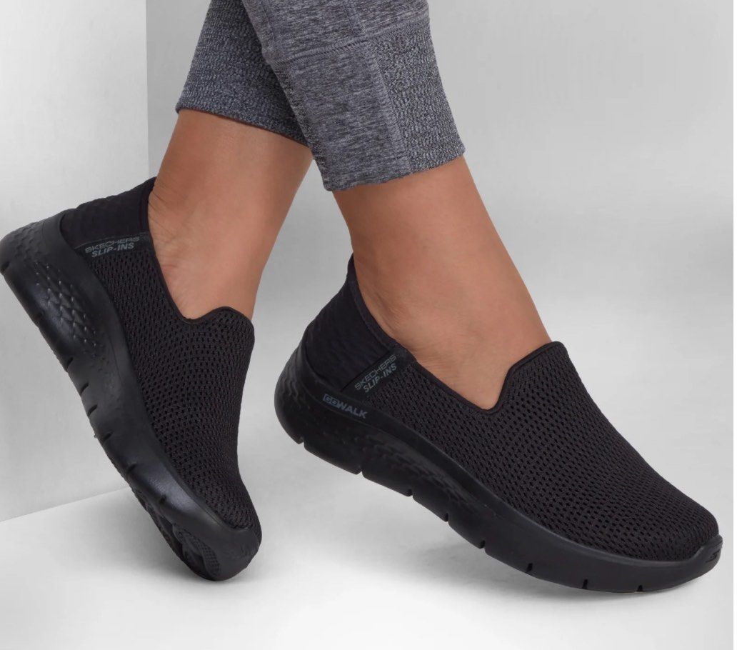 Authentic Skechers Slip-Ins Go Walk (Category: Sneakers) located in Bulacan. Submitted by luckybeee (Listing ID 1380344024, Image 1). Description: 💯 Authentic Skechers slip ins (wide) relish size 7 women's Rfs: decluttering Mop: BDO, BPI, GCash.