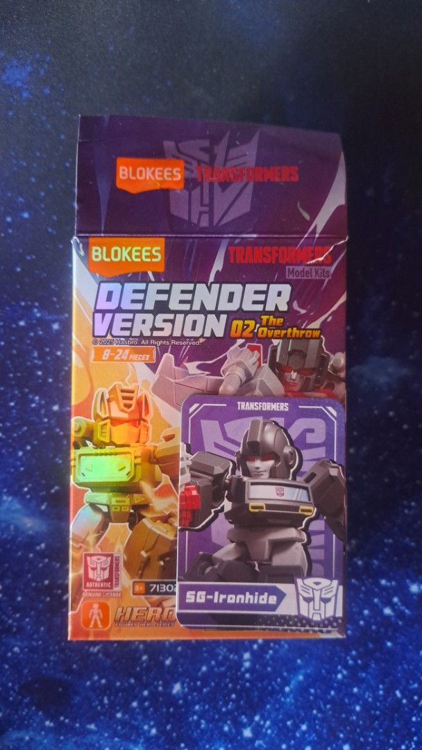 Blokees Transformers Defender v2 SG Ironhide (Category: Action & Battle Toys) located in Cainta. Submitted by anonyuoms (Listing ID 1380311582, Image 1). Description: unbuilt.
