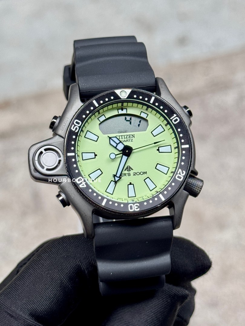 Citizen Promaster JP2007-17W - Orologio Subacqueo Uomo Al Quarzo, Analogico-Digitale, Cassa 44mm, Cinturino In Caucciù