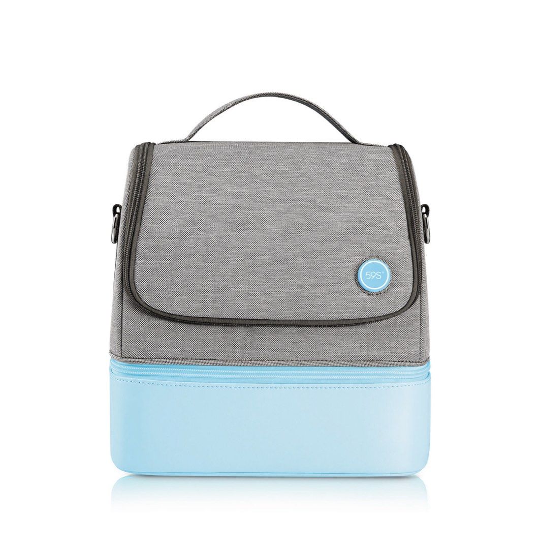 Breast Pump UVC LED Sterilizer Bag by 59s (Category: Other Baby Bathing & Changing Needs) located in Quezon City. Submitted by bestdeals.ph (Listing ID 1380428599, Image 2). Description: 59s insulated bag that sterilizes your essentials and serves as a travel pump bag too! Like new Bought at P5,999.00 at Petit Bebé PH.
