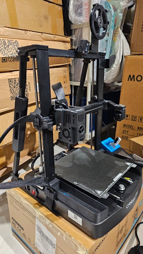 Creality Ender 3 V3 KE 3D Printer - Like New (Category: Printers, Scanners & Copiers) located in Singapore. Submitted by eddnesb (Listing ID 1380362664, Image 3). Description: - Creality Ender 3 V3 KE 3D printer - Excellent condition - Includes all original accessories: filament, tools, manuals -Creality Nebula Camera -Sunco (FilaDryer S2) -1kg Silk PLA Pro filament - Comes with original box - Ready to use - Perfect for beginners and experienced 