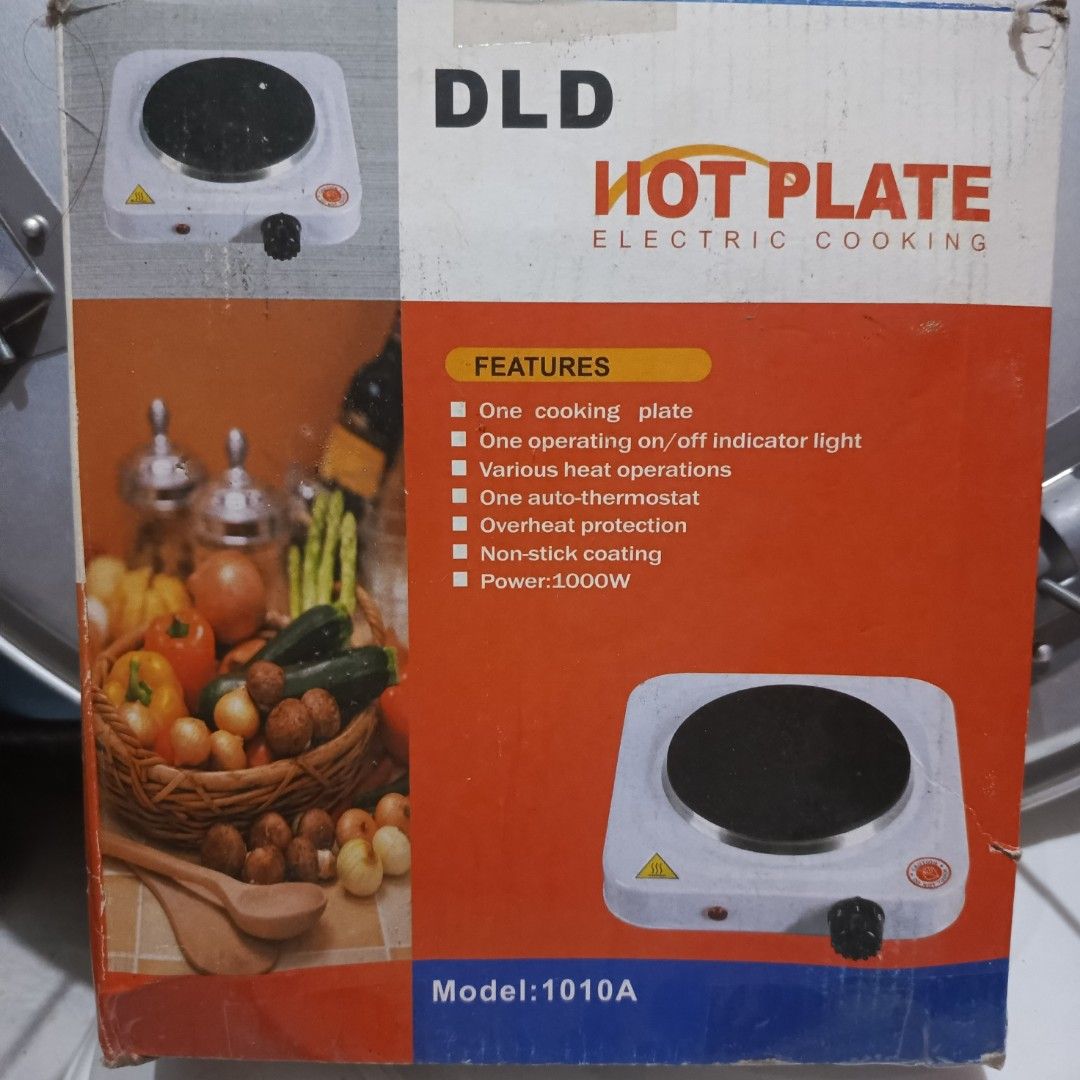 Electric hot plate stove (Category: Cookware & Accessories) located in Cabanatuan. Submitted by a3declutterco (Listing ID 1380295662, Image 2). Description: Brand new. Working. Na stock lang, never ginamit. need to declutter dumadami na ang gamit sa bahay..