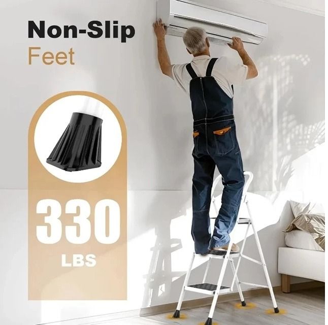 Folding Step Ladder - 3 Steps64885395335171114