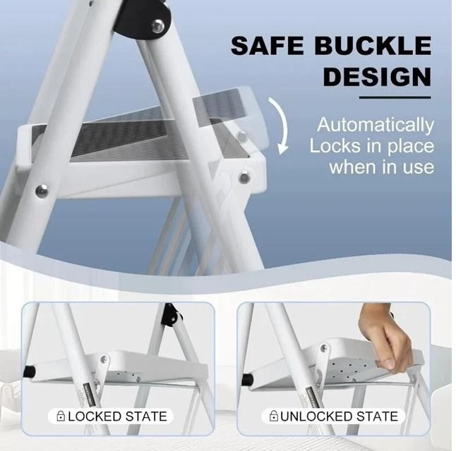 Folding Step Ladder - 3 Steps64885395335171116