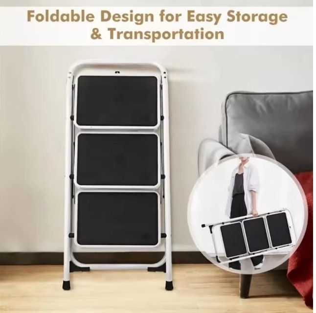 Folding Step Ladder - 3 Steps64885395335171111