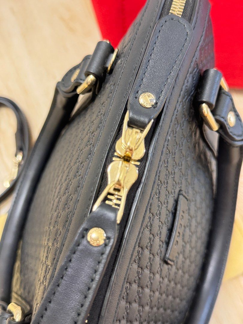 Gucci guccissimma dome medium (Category: Luxury Bags & Wallets) located in Marikina City. Submitted by joanabelvis01 (Listing ID 1380371198, Image 3). Description: Gucc! gucc!ssima dome ( medium ) used ( excellent condition ) sling is unused NOT MINI DOME no inclusion ( replacement dustbag only ) free bag organizer .