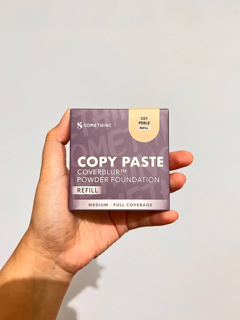 HARGA NETT!! SOMETHINC COPY PASTE COVER BLUR POWDER FOUNDATION REFILL ...