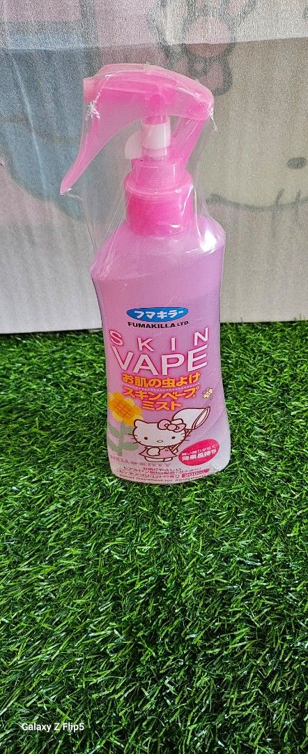 Hello kitty mosquito repellents (Category: Insect Repellents) located in Umingan. Submitted by liezelsona48963 (Listing ID 1380345021, Image 2). Description: sealed hello kitty skin vape mosquito repellent from japan mop gcash.