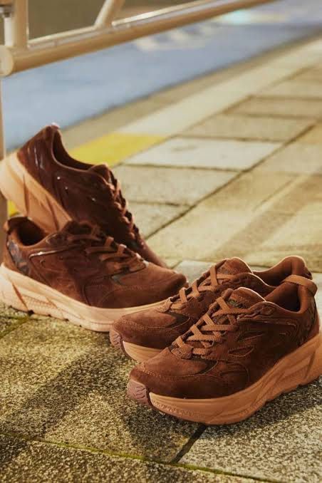 Hoka Clifton L Suede (Category: Sneakers) located in Las Pinas. Submitted by youngraf (Listing ID 1253693530, Image 2). Description: ⚠️ RUSH FOR SALE HOKA GRAIL ⚠️ Hoka Clifton L Suede Size 11.5 US fits Size 11 😁 (Sold for 10K SRP at Footlocker, Hoka PH, Commonwealth, Planet Sports) Condition of Pair: Like New, Literally Used 3x **PM for Detailed Pics and will show outsole for proof, fresh na fresh pa po ito 😁 **Shoe is COMPLETE included with O