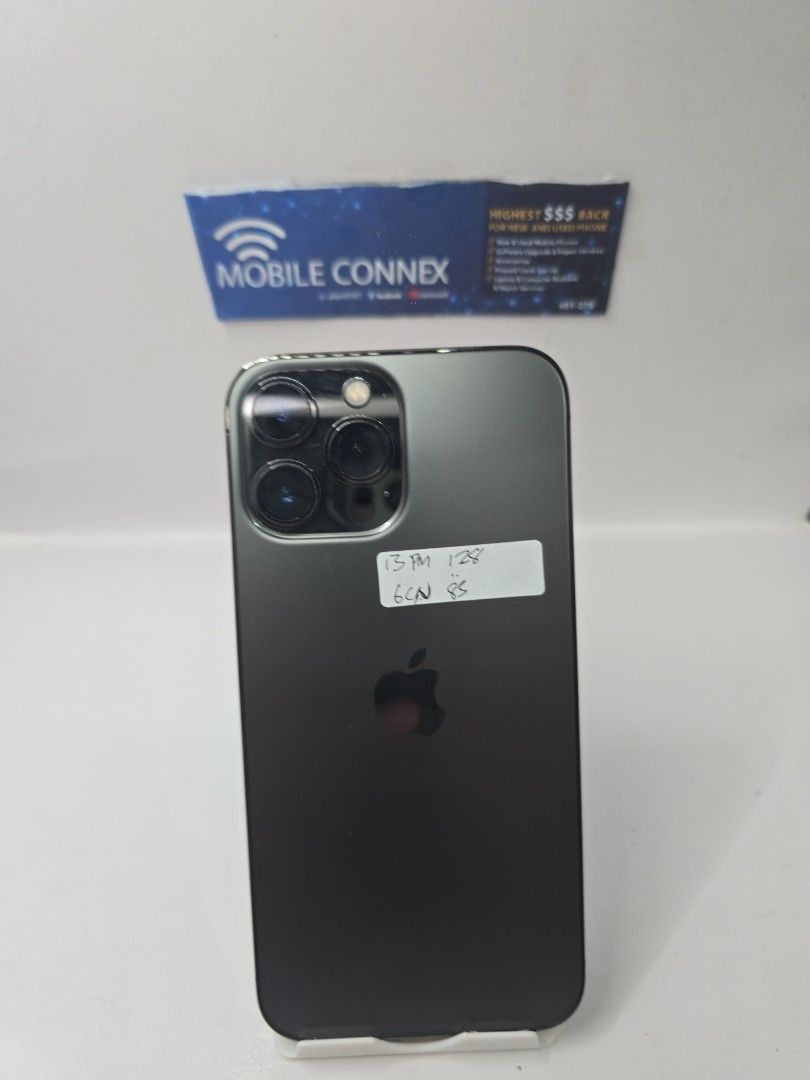 iPhone 13 Pro Max Graphite 128GB (Category: iPhone 13 Series ) located in Singapore. Submitted by alan8587 (Listing ID 1380424799, Image 2). Description: .