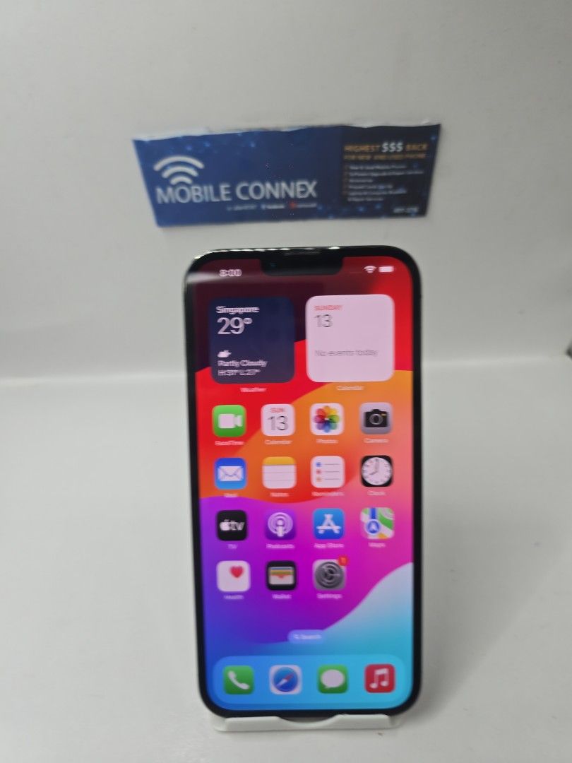 iPhone 13 Pro Max Graphite 128GB (Category: iPhone 13 Series ) located in Singapore. Submitted by alan8587 (Listing ID 1380424799, Image 1). Description: .