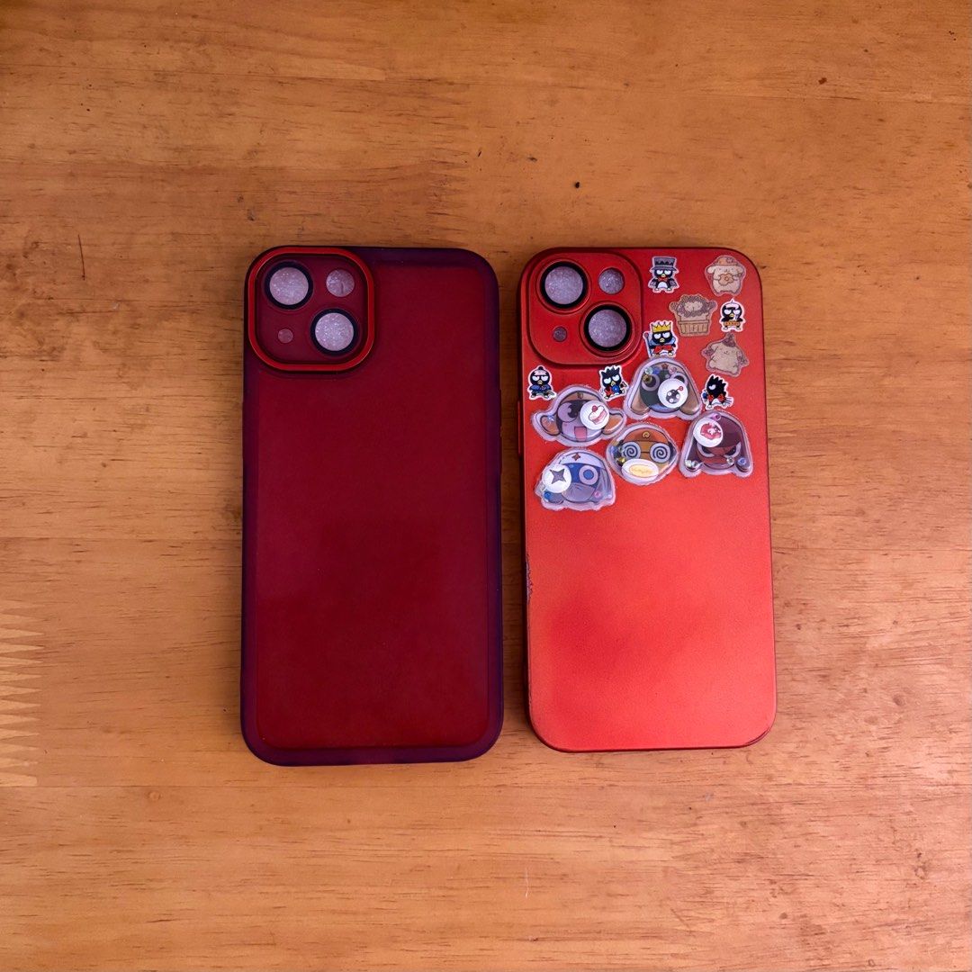 Iphone 14 Case Bundle 1: Red color (Category: Cases & Sleeves) located in Tagbilaran City. Submitted by rondezvouzzz (Listing ID 1380482225, Image 1). Description: .