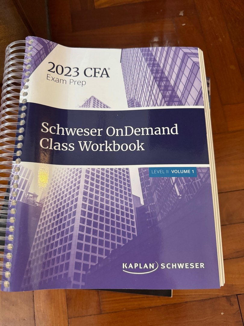 Kaplan Schweser CFA Level II 2023 books, Hobbies & Toys, Books ...