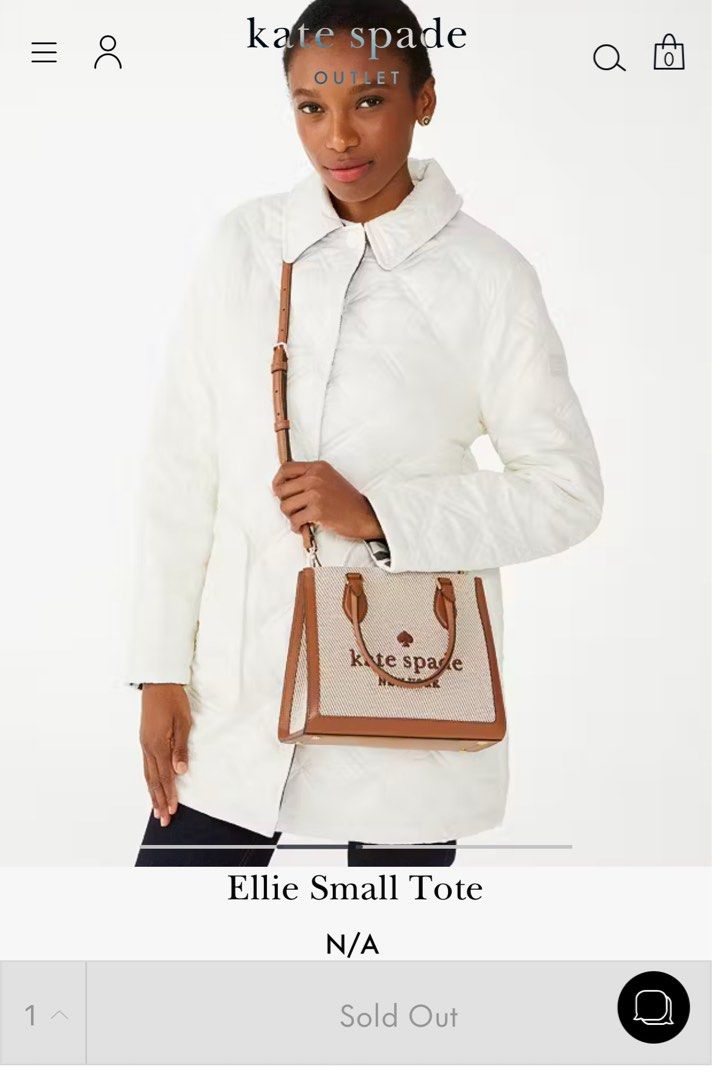 Kate Spade Ellie Tote Small (Category: Luxury Bags & Wallets) located in Taguig. Submitted by chicca_nicca (Listing ID 1380311160, Image 2). Description: Kate Spade Ellie Tote size Small Color - Warm Gingerbread Rfs - decluttering. Used this bag for 2 months. It was a gift but have too many things. No scratches or other issues. Like new.