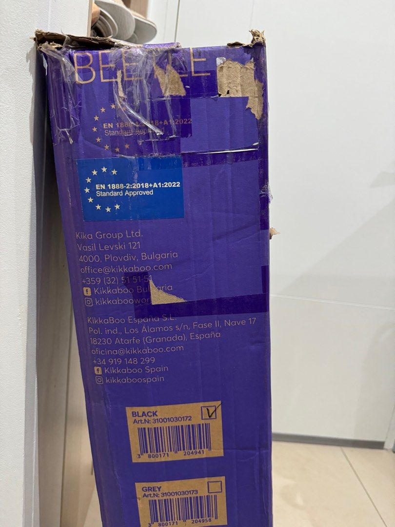 Kikka boo Black Beetle Umbrella Stroller (unopened) (Category: Strollers) located in Manila. Submitted by bunanni (Listing ID 1380297465, Image 3). Description: Original Price Php 6000 Brand new Color: Black Kikka boo made in spain Umbrella type - compact and foldable RFS we have 2 strollers.