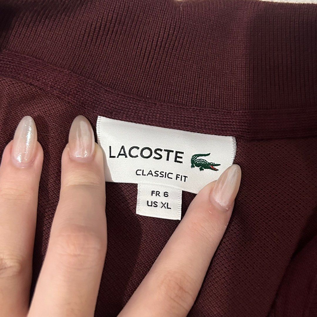 Lacoste Classic Fit Polo Shirt (Category: Tshirts & Polo Shirts ) located in Las Pinas. Submitted by markartt (Listing ID 1380392989, Image 3). Description: brand new never worn.